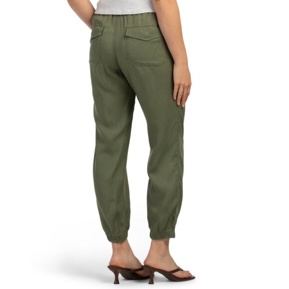 SANCTUARY Washed Green Tencel Joggers - Picture 2 of 2